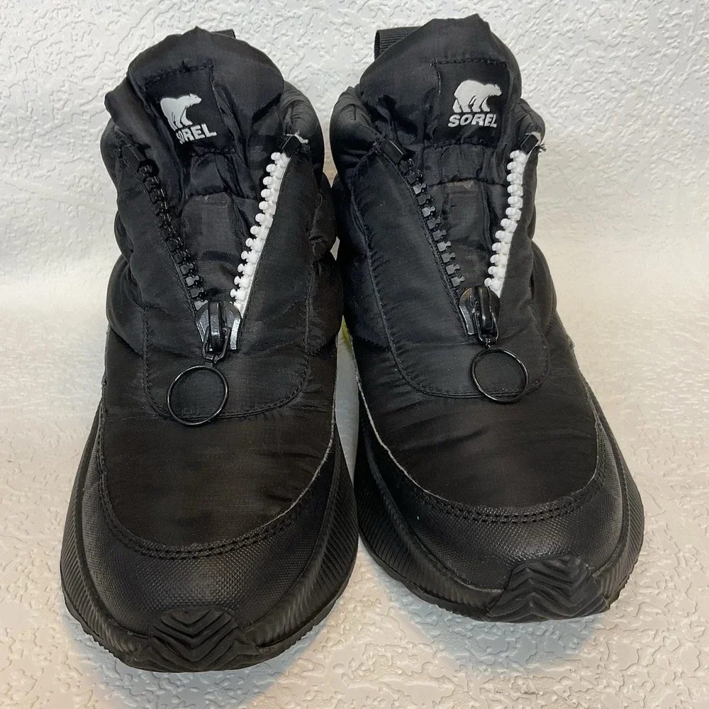 Sorel Out N About III Women's Puffy Waterproof Insulated Boots Black Size 9.5M